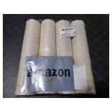 4 Pcs Cat Scratching Post Replacement 12in Cat Tree & Tower Scratch Pole Refill Parts with M8 Screws Sisal Rope Cat Furniture Protector