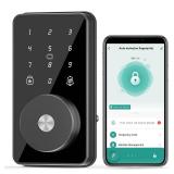 MOUSETRO Smart Lock, 4-in-1 Keyless Entry Door Lock for Front Door, Digital Door Lock with Keypad, Bluetooth Smart Deadbolt, App Control. LOCKING MECHANISM HAS RESIDUE