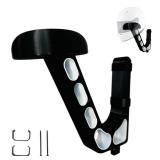 Wall Mounted Helmet Hanger Premium Heavy Duty 3D Printed Helmet Hanger for Motorcycle, Gaming, Football Helmet, Hat, Bicycle Helmet, Motorcycle Accessories 3D Printed (Arctic White)