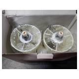 NEWSEE Mini Cordless Table Lamp 2 Pack - 11.4 Stepless Dimmable Touch Lamp with Fabric Shade, Small LED Lamps, 4000mAh Rechargeable Battery Operated Lamps for Dining Room, Bedroom, Bar (Gold)