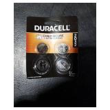 Duracell 2032 Lithium Battery, 4 Count (Pack of 1), Compatible with AirTag, Child Safety Features, Key Fob, CR2032 3V Cell