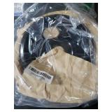 COZZIVITA GE Black Stove Drip Pans, 10% Energy Save by Enamel Spraying Prevent Bending and Rust - Include 2 6