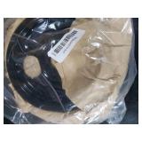 COZZIVITA GE Black Stove Drip Pans, 10% Energy Save by Enamel Spraying Prevent Bending and Rust - Include 2 6