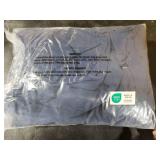 Duvet Cover Oversized King Size Set - Extra Soft Duvet Cover 120 x 98 with 2 Pillow Sham - Hotel Luxury, Easy Care and Fade Free with Zipper Closures & Ties - Comfy Breathable Bedding Set (Navy Blue)