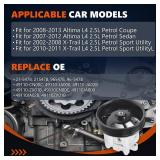 Daysyore Power Steering Pump 21-5478 Fits for Altima 2007-2013 L4 2.5L Petrol Sedan/Coupe, for X-Trail 2002-2011 L4 2.5L Petrol Sport Utility, Replace OE 96-5478, 49110-CN00C, 49110-JA000