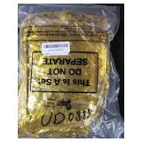 Dingion 59 Feet Christmas Tinsel Garlands Metallic Twist Garland Hanging Garland Ornaments for Halloween Christmas Tree Party Supplies Indoor and Outdoor Decoration(Shinny,Gold)