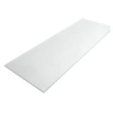 Amylove Polyurethane Foam 24 x 72 High Density Cushion Upholstery Foam Sheet for Seat Replacement DIY Projects Chairs Headboards Sofas Home(1/2 x 24 x 72,White)