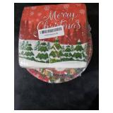 150 Pack Christmas Paper Plates and Napkins Sets - Disposable Merry Christmas Plates Napkins Dinnerware, Winter Xmas Heavy Duty Dessert Dinner Plate for Christma Party Supplies Table Decor, Serves 50