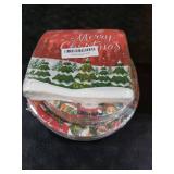 150 Pack Christmas Paper Plates and Napkins Sets - Disposable Merry Christmas Plates Napkins Dinnerware, Winter Xmas Heavy Duty Dessert Dinner Plate for Christma Party Supplies Table Decor, Serves 50