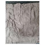 MIULEE Decorative Linen Euro Sham Pillow Covers 24x24 Dark Coffee Chocolate Boho Farmhouse Neutral Winter Couch Throw Pillows for Bed Pack of 2 Accent Modern Pillowcase Sofa Livingroom Home Decor