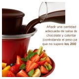 Yosoo Health Gear Chocolate Fountain, Chocolate Fondue Fountain Machine, 3 Tier Detachable Chocolate Fondue for Party Games Night, Christmas Dip Strawberries, Wedges,