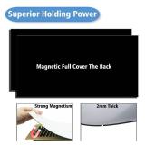 Powerful Thick Magnetic Vent Cover 8 X 15.5 Inch Fits Home Air Vent for Floor, Wall, Ceiling Steel Registers, RV, Easily Cut to Any Size (Set of 4). SLIGHTLY BENT.