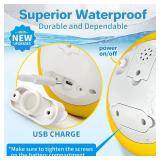 Baby Bath Toys, Light Up Whale Sprinkler Bath Toys for Kids Ages 1-3, Pool Water Toys for Toddlers Bathtub Fountain Toys, Birthday Gifts for 1 2 3 Year Old Boys & Girls