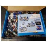 City Airplane Set Building Toys with LED Light, 3 IN 1 Plane Building Blocks with Airport Terminal, Luggage Trailer, Aircraft, Airplane Toy Sets for Kids, Boys, Girls Age 6-12, Christmas Birthday Gift