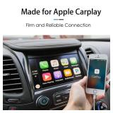 Car Apple Carplay Cable, USB A to Lightning Cable for iPhone 14, 14 pro max,13,Plus,SE 2nd/12/11/Xs/XR, iPad 4/5/ 6/7/ 8, Mini 2/3/4/5, Air 2/3 Charger Cord, Car Charging Cable