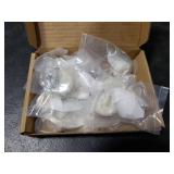 AENZOOY 10 Pack Round Gold Knobs 1.2 Brushed Yellow Pearl Gold Drawer Knobs,Cabinet 1 Hole Hardware Handles Decorative Furniture Knobs for Dresser Wardrobes