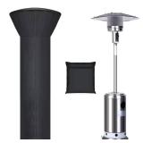 Hualedi Patio Heater Covers with Zipper and Storage Bag,Waterproof,Dustproof,Wind-Resistant,Sunlight-Resistant,Snow-Resistant,Black,89