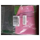 Tatuo 12 Pieces Korean Exfoliating Mitt Glove Italy Towel Body Skin Scrubber Exfoliating Scrubber for Remove Dead Skin Washcloth Korean(Small,Yellow, Green, Blue, Pink)