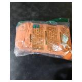 LIFEREVO 2 Pack Fluffy Faux Fur Pillow Shams,18 x 18 Inches Throw Pillow Covers,Luxury Decorative Furry Pillowcases Cushion Cover for Christmas,Zipper Closure,No Pillow Insert,Orange