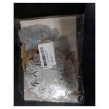 Christmas Winter Snowflake 1st Birthday Photo Banner Snowflake Photo Banner for Newborn to 12 Months Milestone Photograph Bunting Garland for Xmas Holiday Baby Girl 1st Birthday Party Supplies