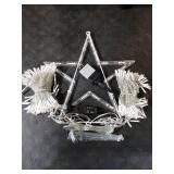 WBao 344 LED Christmas Lights Outdoor Decorations with 12 Star Topper, 11.9ft Waterfall Christmas Lights, Remote Control 8 Modes, Timer, UL Listed Waterproof for Tree Roof Porch Decor, Warm White