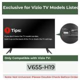 Replacement TV Legs ONLY for Vizio V655-H19 | NOT Compatible with Other Models | ABS Stand Base for Vizio TV Feet with Screws & Non-Slip Feet to Prevent Tipping Over