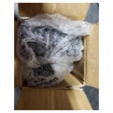 Goovilla Shelf Bracket, Heavy Duty Floating Shelf Brackets 6 inch Long, 6 Pack Brackets for Shelves, Black Coated Metal Wall Shelf Support Brackets with 1/5 Inch Thick and 160 lb. Load Capacity