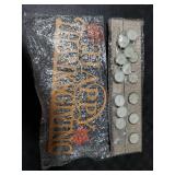 Metal Happy Thanksgiving Sign, Tiered Tray Decor with 18 Pcs Tealights, Orange Fall Decorations Tea Lights Candles Holders for Home, Office, Shelf, Mantel, Indoor, Table, Autumn Decoration