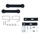 AMTHKNO M72426 Rubber Hopper Latch Strap and M67099 M67099B Bagger Chute Strap W/Hardware Kit, for John Deere D100 E100 F910 G100 L100 X125 Z245 and More.