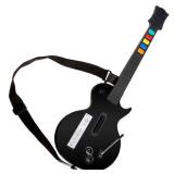 DOYO Wireless Wii Guitar Hero Controller Compatible with Guitar Hero and Rock Band 2 & 3 Games with Strap (Excludes Rock Band 1), Black