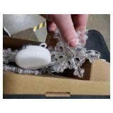 Christmas Decorations Lights, 3Pack White Snowflake Window Lights Battery Operated Christmas Light Hanging Lighted Window Decoration for Indoor Outdoor Xmas Tree Home Decor