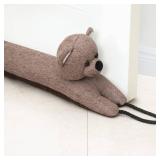 Rustic Linen Bear Draft Stopper