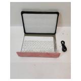 Samsung Galaxy Tab A7 Lite Backlit Keyboard Case Pink