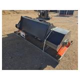 72-inch Heavy Duty Skid Steer Tiller Attachment