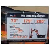 WIG 72-inch Sickle Bar Mower Skid Steer Attachment