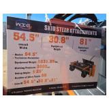 WIG Skid Steer Power Rake Attachment Model XN-DLP-72