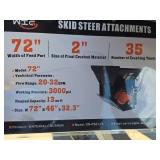 WTG 72-inch Skid Steer Material Crusher