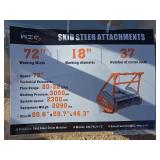 72-inch WIG Skid Steer Drum Mulcher XN-THJ1-72