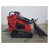 Mini ZJG Skid Steer Loader ZJ380 w/ 44\" Bucket