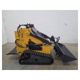 Mini ZJG Skid Steer Loader with Hydraulic System and 44\" Bucket