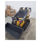 Mini ZJG Skid Steer Loader with Hydraulic System and 44\" Bucket