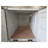 10ft Storage Container with Window and Personnel Door