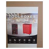 Starvox JS-328B Rolling Tool Cabinet with 188 Tools