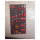 Starvox JS-328B Rolling Tool Cabinet with 188 Tools