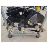 Starvox VOX-ASA Mini Skid Steer Auger with 3 Drill Bits
