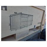 SDLANCH Galvanized Metal Livestock Shed Kit - Model SDLGM1220F