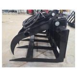 Heavy Duty Wood Grab Fork for Mini Skid Steer IRLGF Model