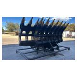 Unused Arteer 65-Inch Excavator Rake Attachment for CAT320 - 1 count