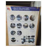 IRGC40 Electric Mini Golf Cart - 2-Seater Purple