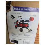 IRGC40 Mini Electric Golf Cart - 3-Speed Red Mobility Vehicle Red